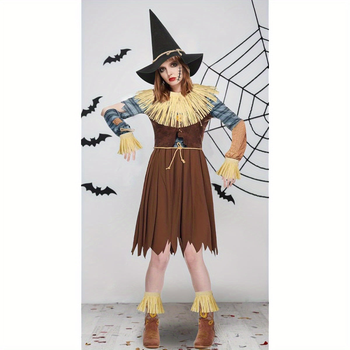 Familie Matching Klassiek Halloween Kostuum Set | Scarecrow Meisje