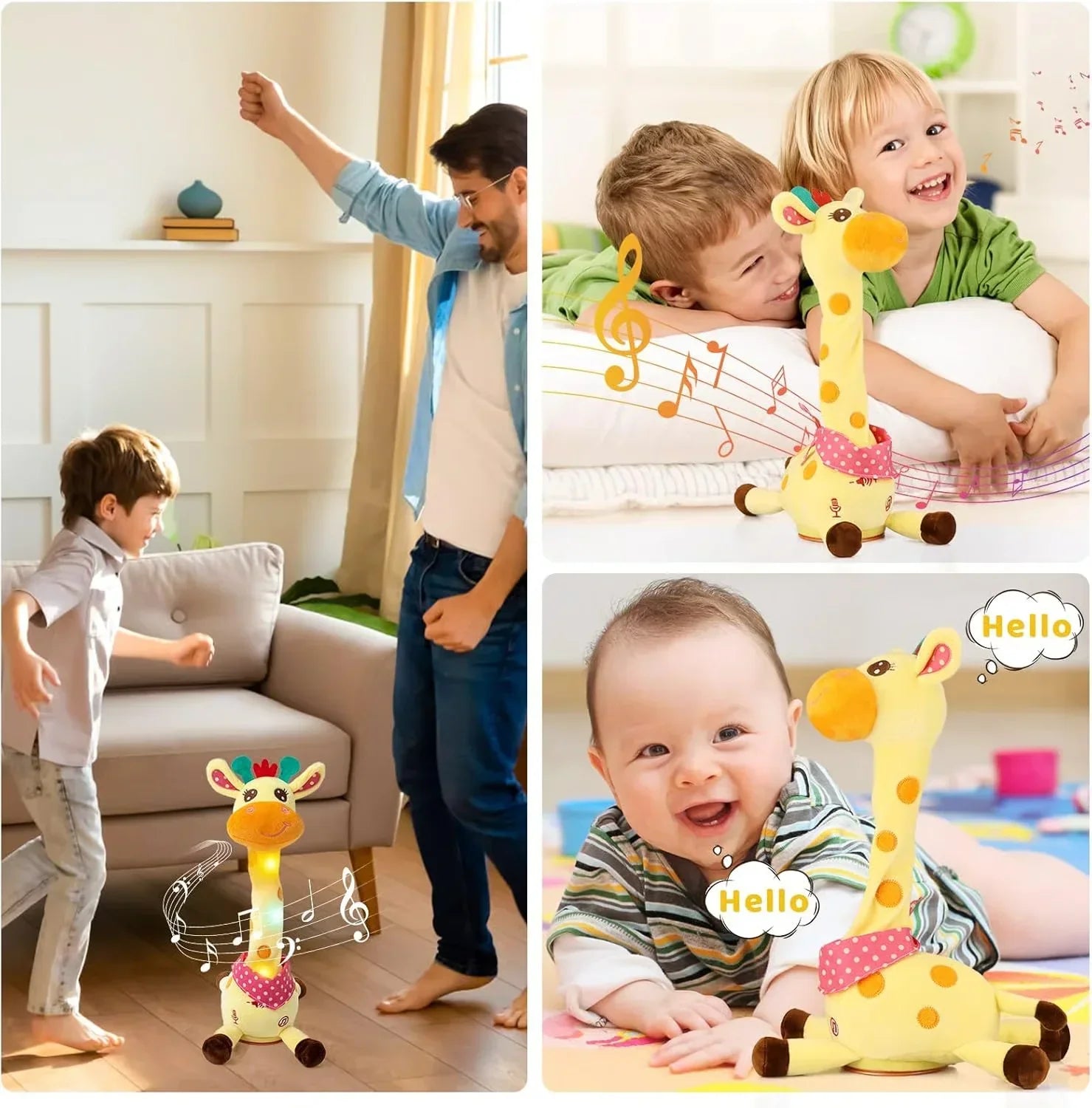 Giraffe Groove Plush Toy | Zachte en knuffelige metgezel voor eindeloos speelplezier