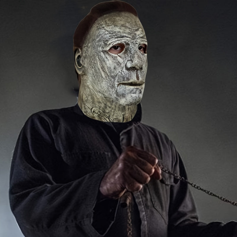 Mannen's Realistische Griezelige Halloween Kostuum Masker | Volledige Gezicht Haar