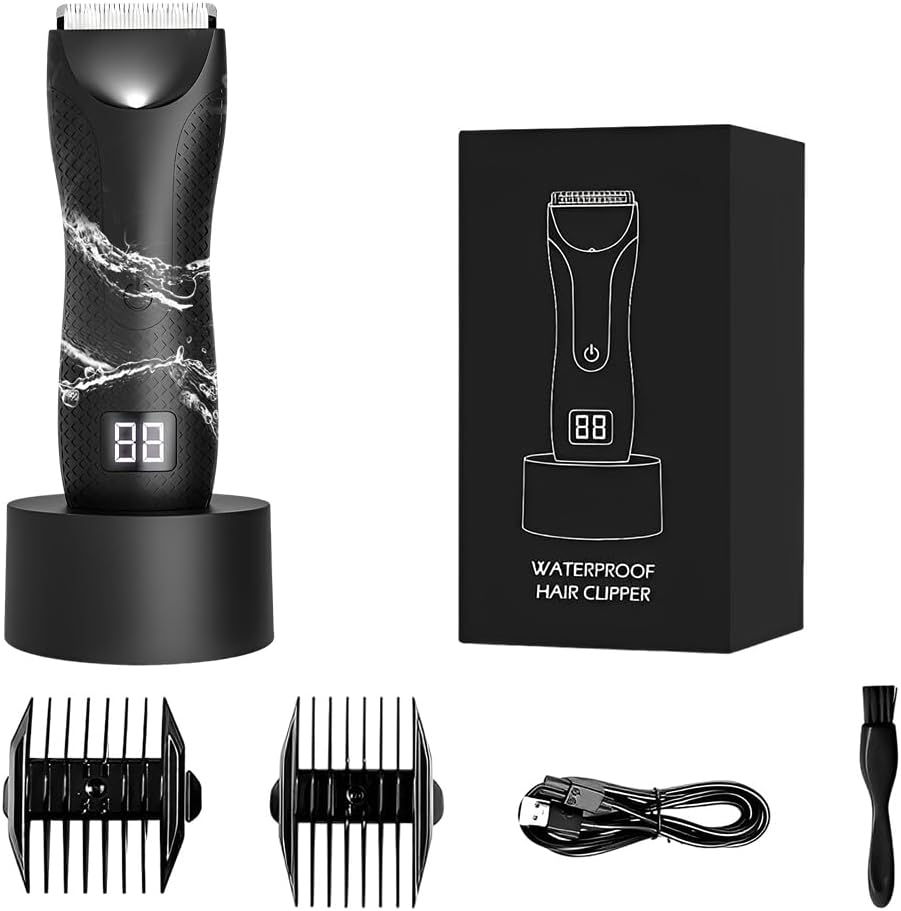 LuxuraTrim Elektrische Lichaamshaar Trimmer | Precisie en comfort voor
