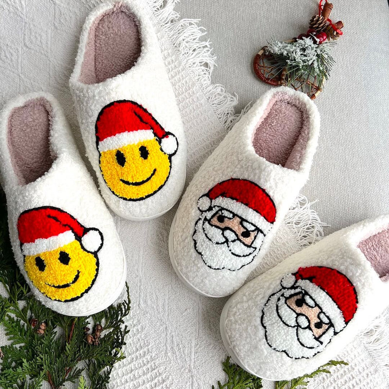 SnowJoy Kerstpantoffels – Warme Slippers met Feestelijk Design & Antislipzool