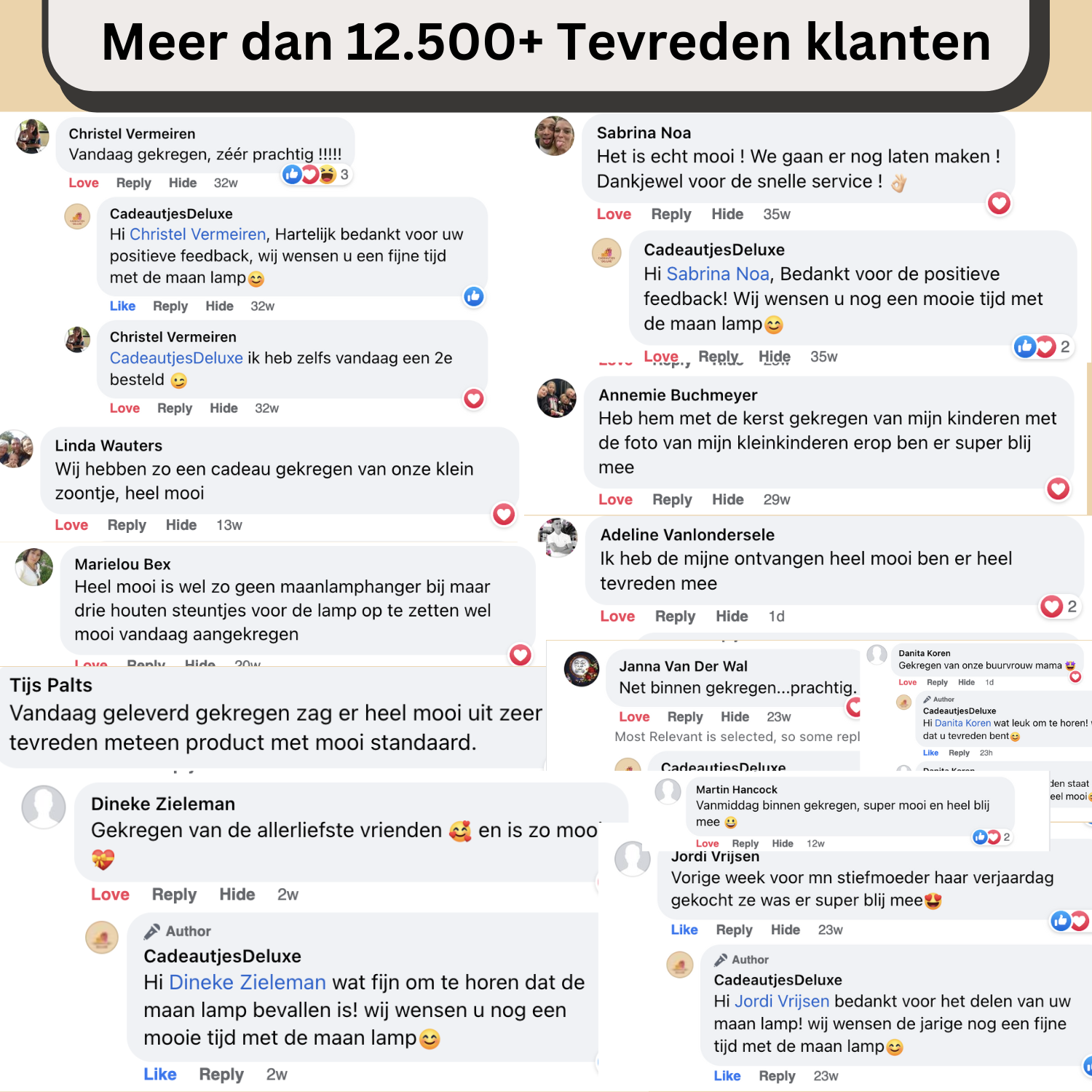 Moonlamp Pro - Gepersonaliseerde maanlamp voor een speciaal persoon