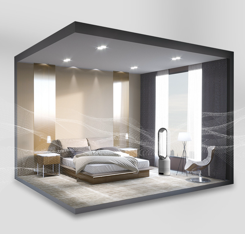 Climora Stille Luchtkoeler | 3-in-1 Koelen, Reinigen & Verfrissen met 90° Oscillatie