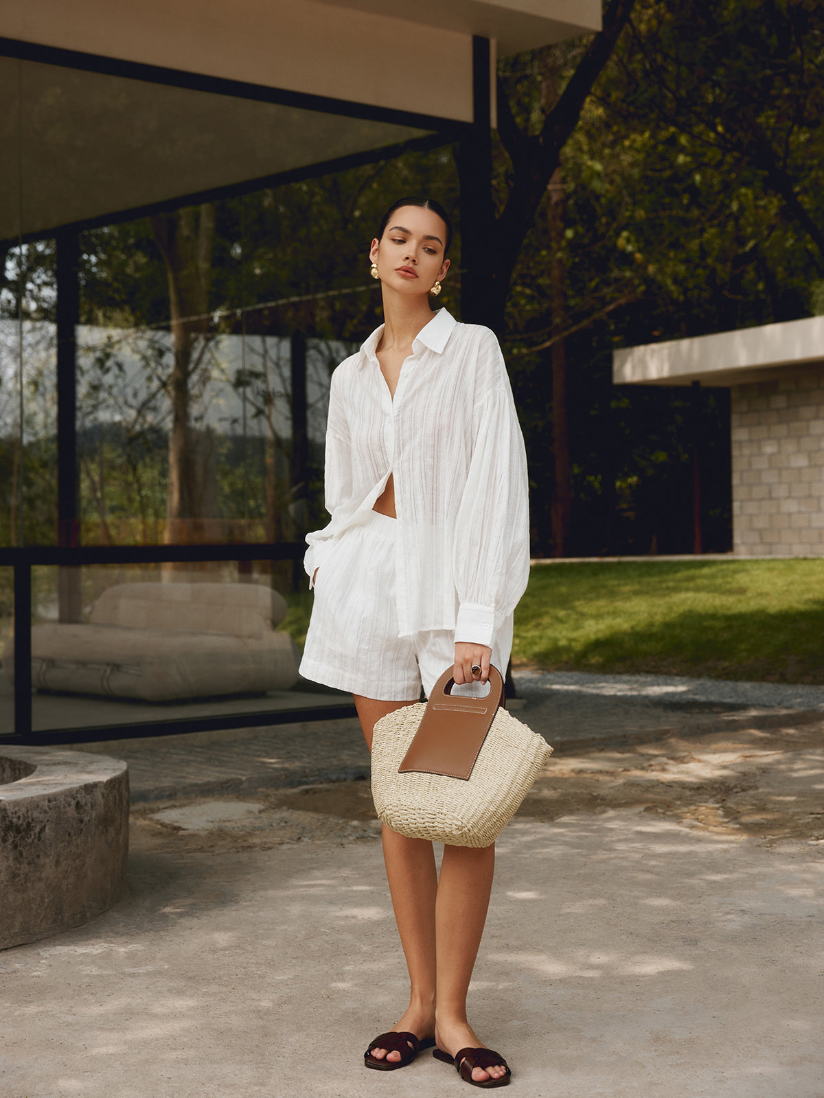 Vrouwen Tote Bag Multicolor Één Maat Stro