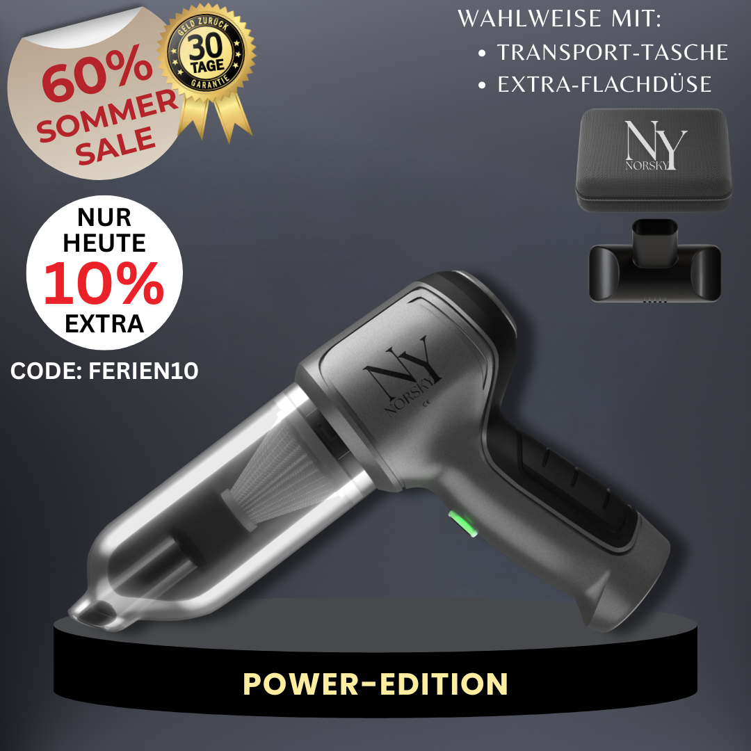 BlowVac Dual-Use | draadloze stofzuiger Krachtige blazer