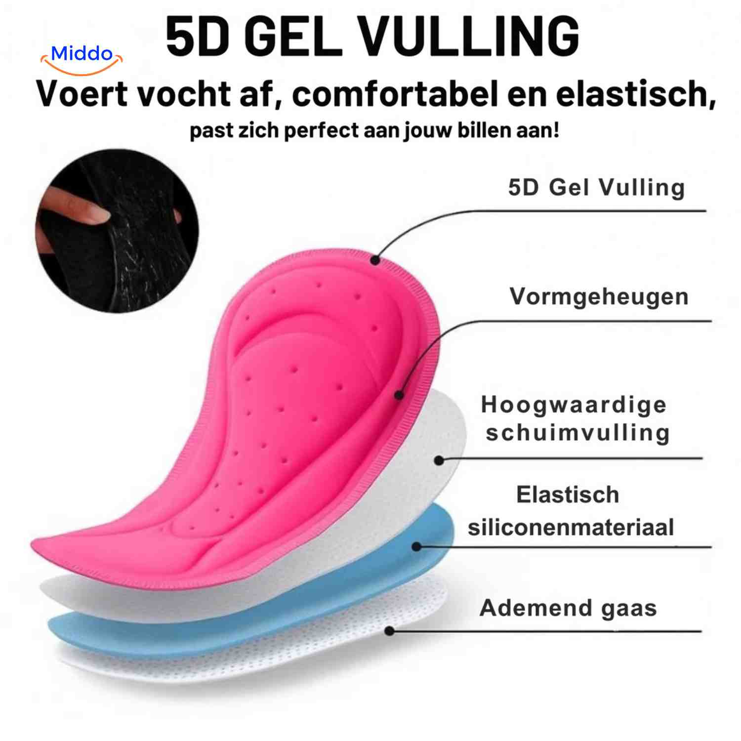 Cyclira™ Sportieve Fietshose | Ademend, sneldrogend & met heupbescherming