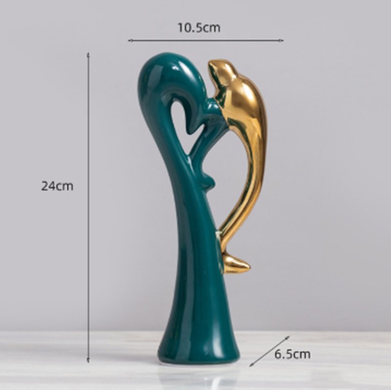 FormaLuxe Keramische Sculptuur – Handgemaakte moderne decoratie