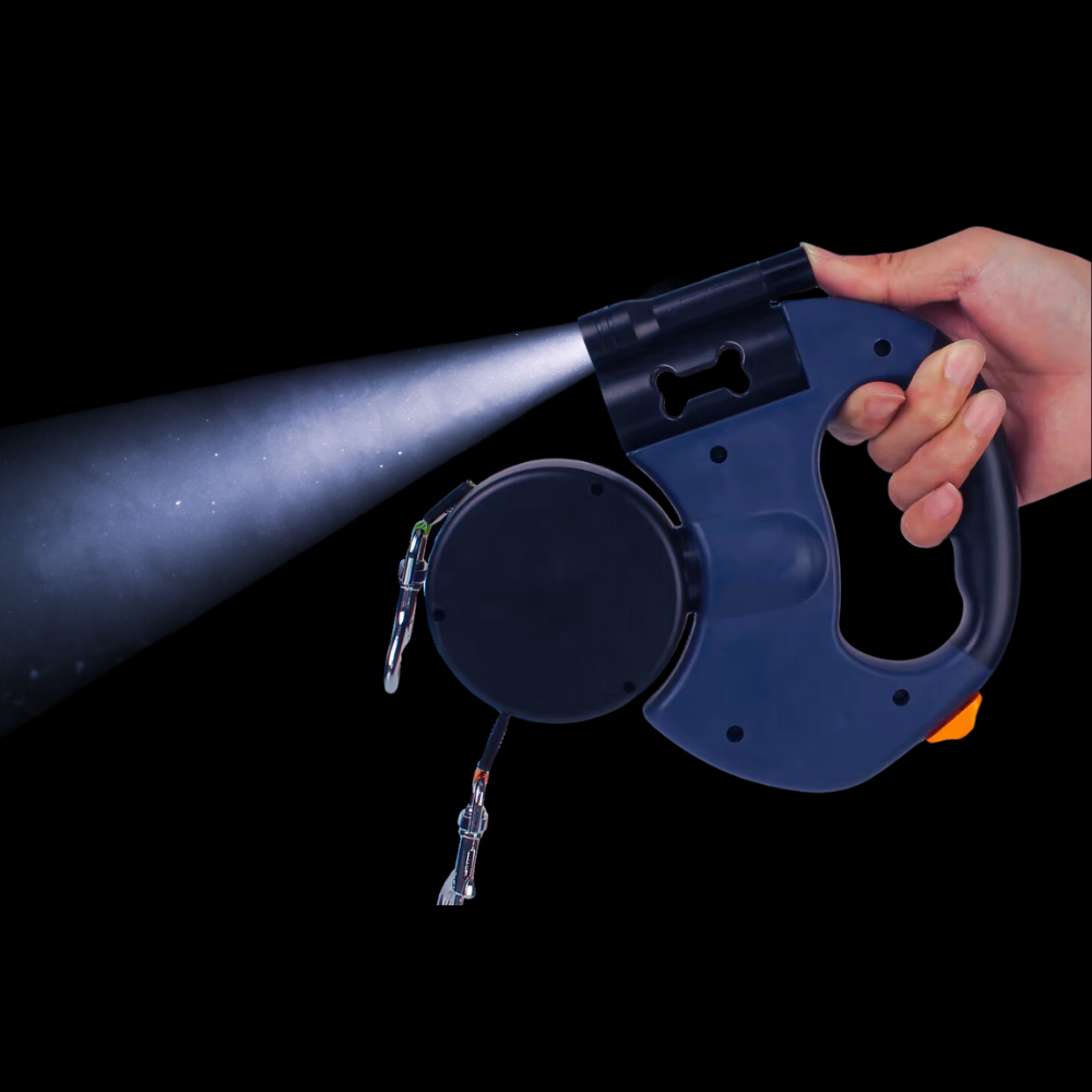 PetPair Leash | Dubbele Intrekbare Pet Leash met LED Licht