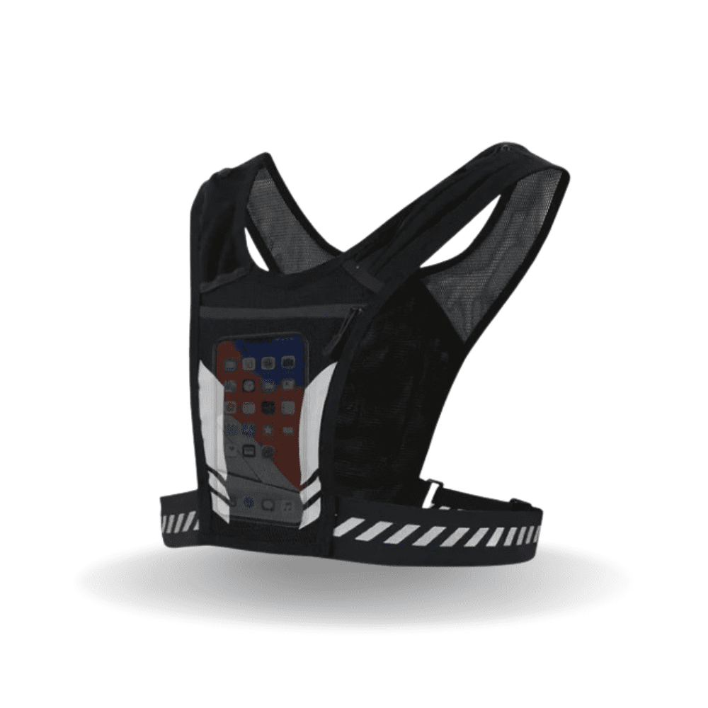 SafeRunGear | Reflecterend vest met telefoonhouder