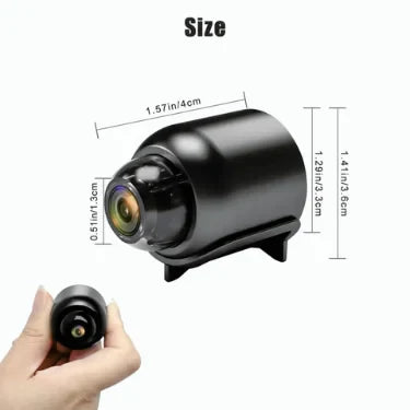 LuxeVision Mini Spionagecamera | Discreet en draagbaar, ideaal voor bewaking en verborgen opname