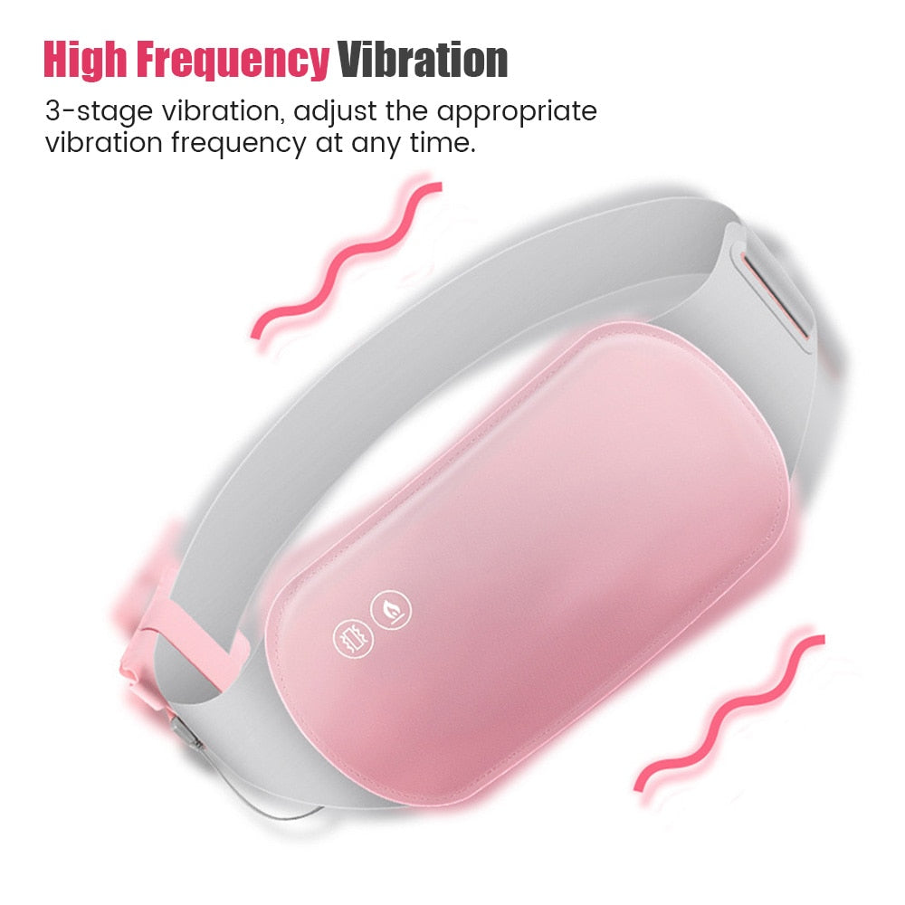 Draadloze Elektrische Warmtepad voor Krampen met Grafiet Technologie & Vibratietherapie