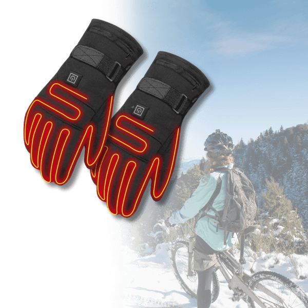 ThermoGrip Verwarmde Handschoenen – Waterdichte Unisex-handschoenen met 3 verwarmingsniveaus en touchscreenfunctie