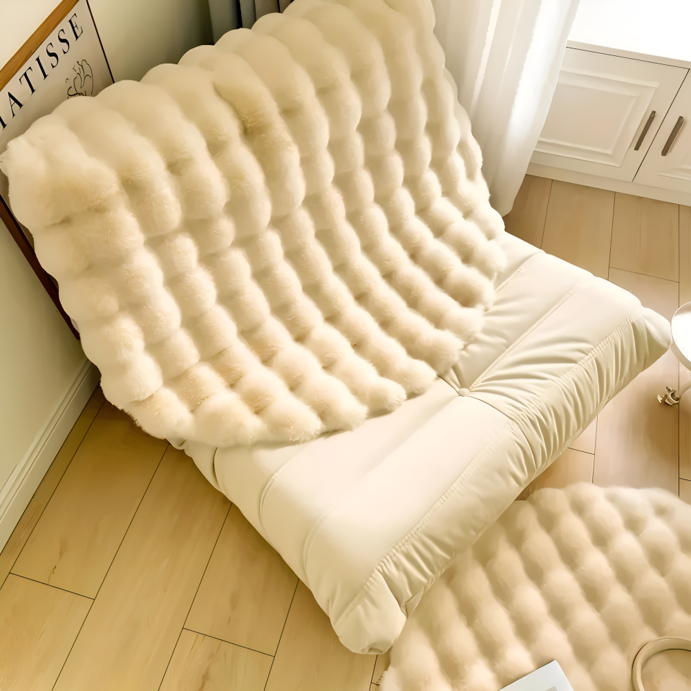 Ronde Zachte Antislip Deurmat – Gezellige Fleece Woondecoratie