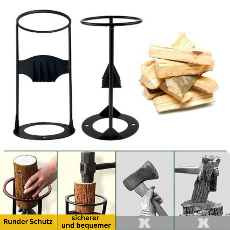 ElysianCraft Luxe Houtsplijter | Draagbare gietijzeren houtsplijter voor moeiteloze en efficiënte houtbewerking