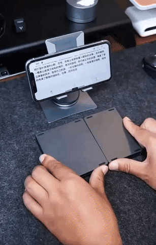 FoldPad Toetsenbord | Opvouwbaar draadloos Bluetooth toetsenbord
