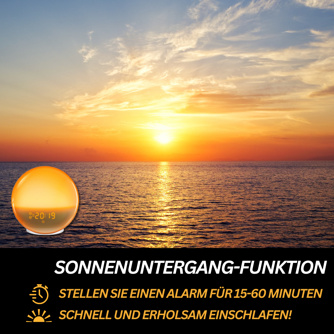 Natuurlijke Radiowekkers met Wake-up Light - GlowRise