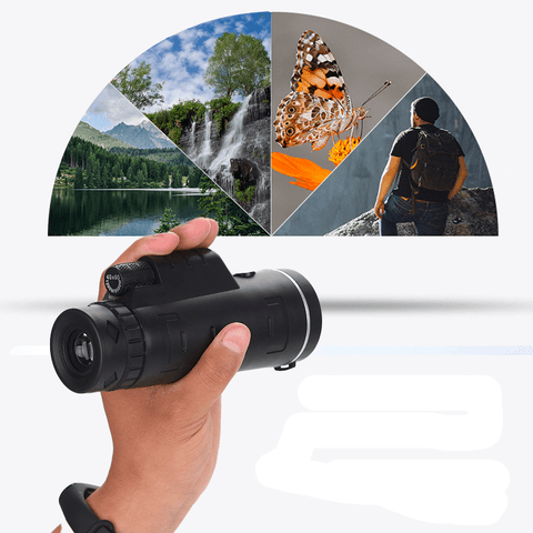 LuxeVision Draagbare Monoculair met Nachtzicht | Uitzonderlijke nachtobservatie-ervaring in een compact en elegant ontwerp
