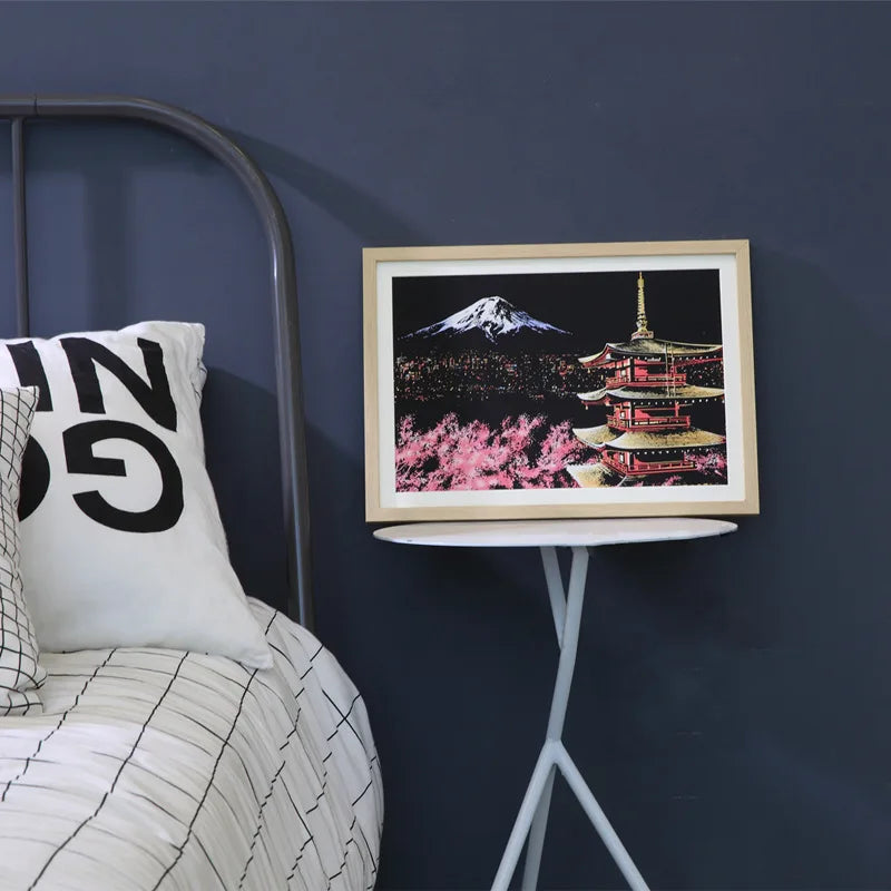 5D kras kunstplaat | Het ultieme artistieke avontuur voor alle leeftijden | Incl. Gratis houten kraspen