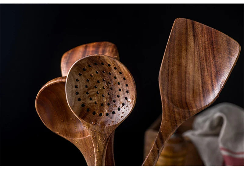 CulinaryTeak | Elegante 7-delige keukenset