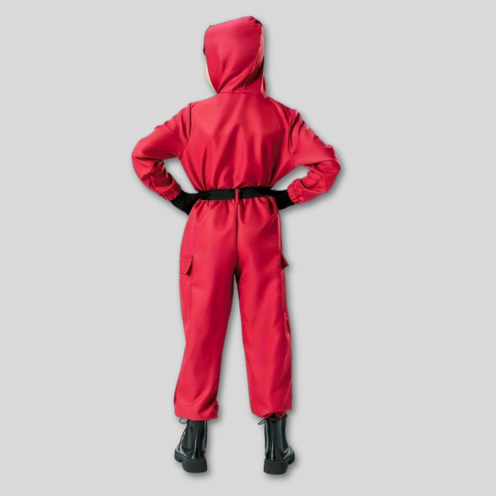 Halloween Kinderen Rode Garde Kostuum Jumpsuit