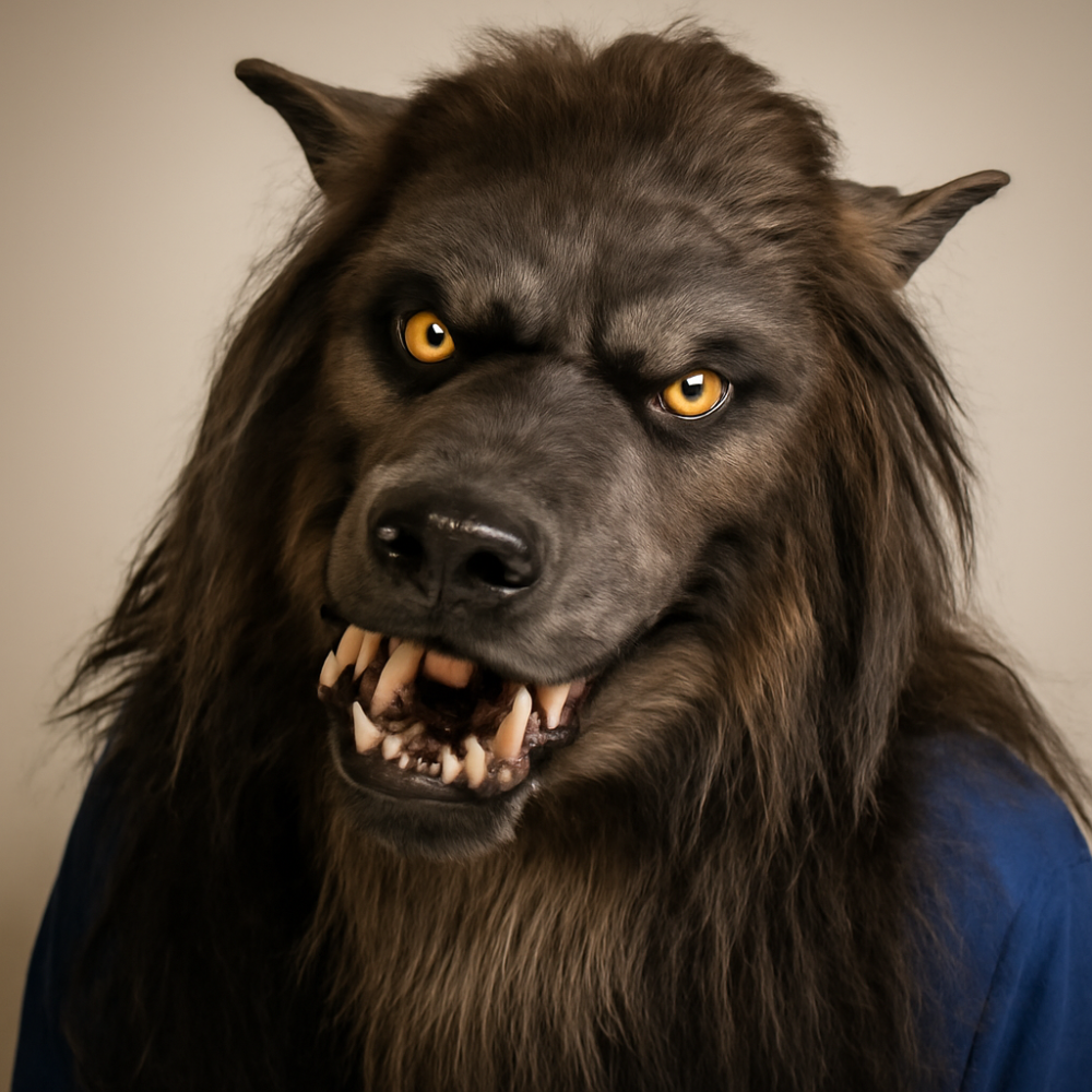 Halloween Wolf Masker Weerwolf Kostuum
