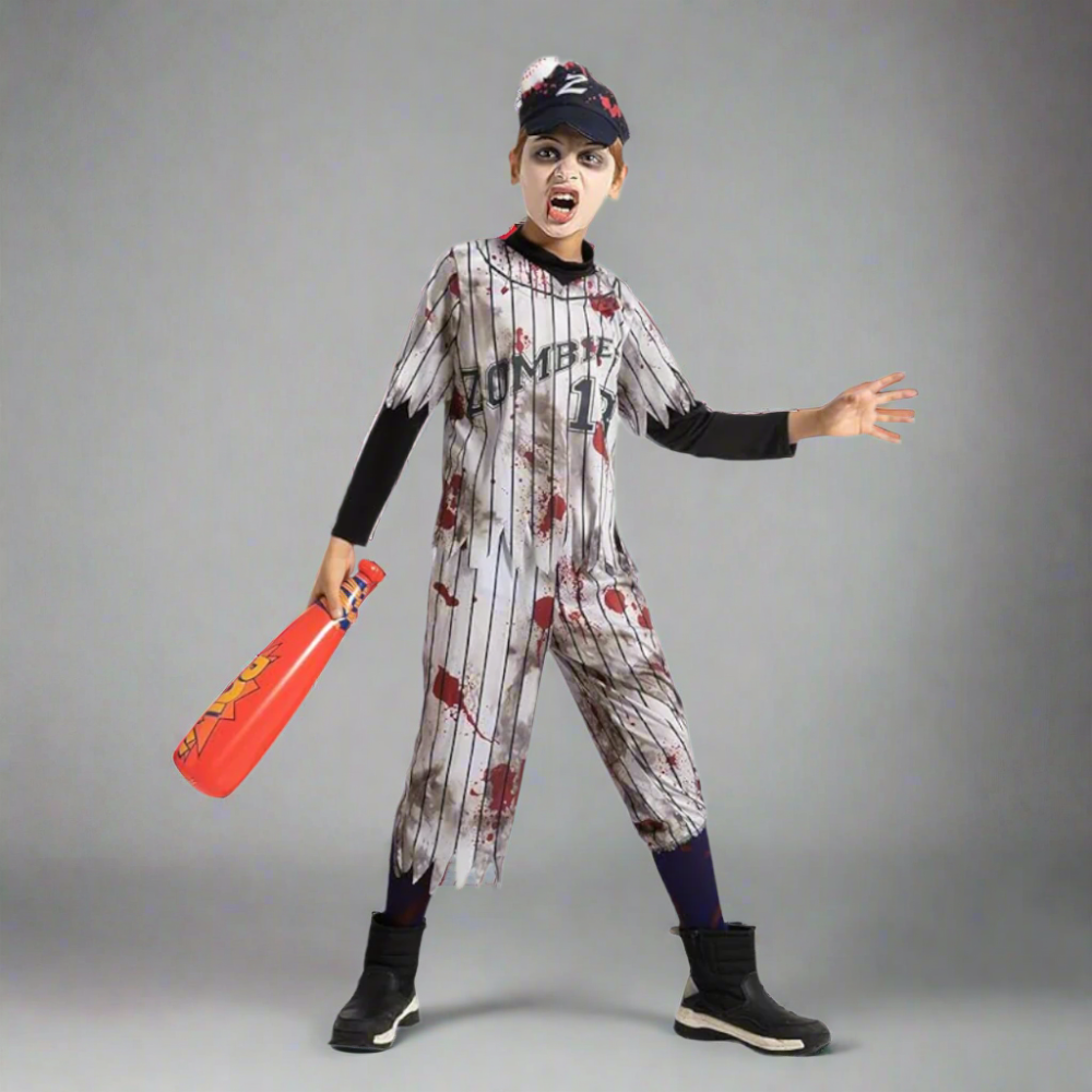 Halloween Kostuum Kinderen Zombie Honkbal Outfit
