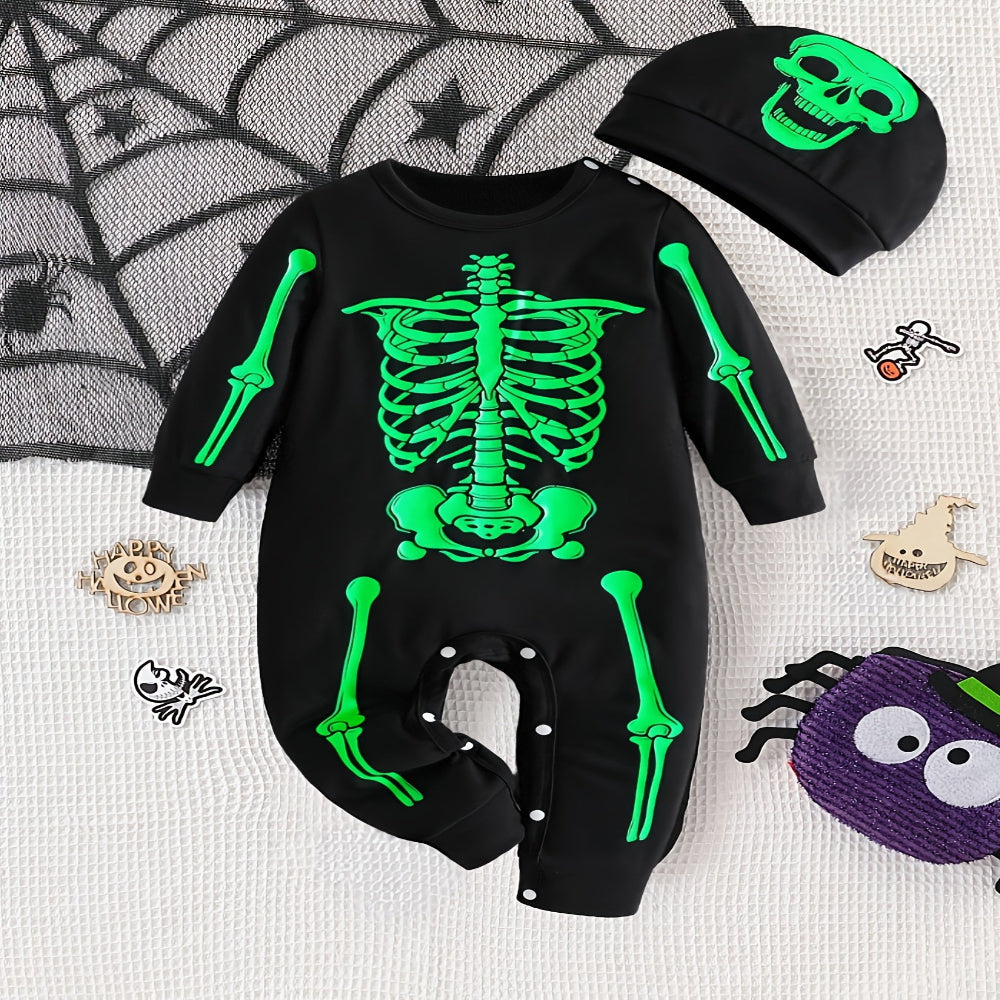 Halloween Peuter Skelet Kostuum Baby Romper Outfit