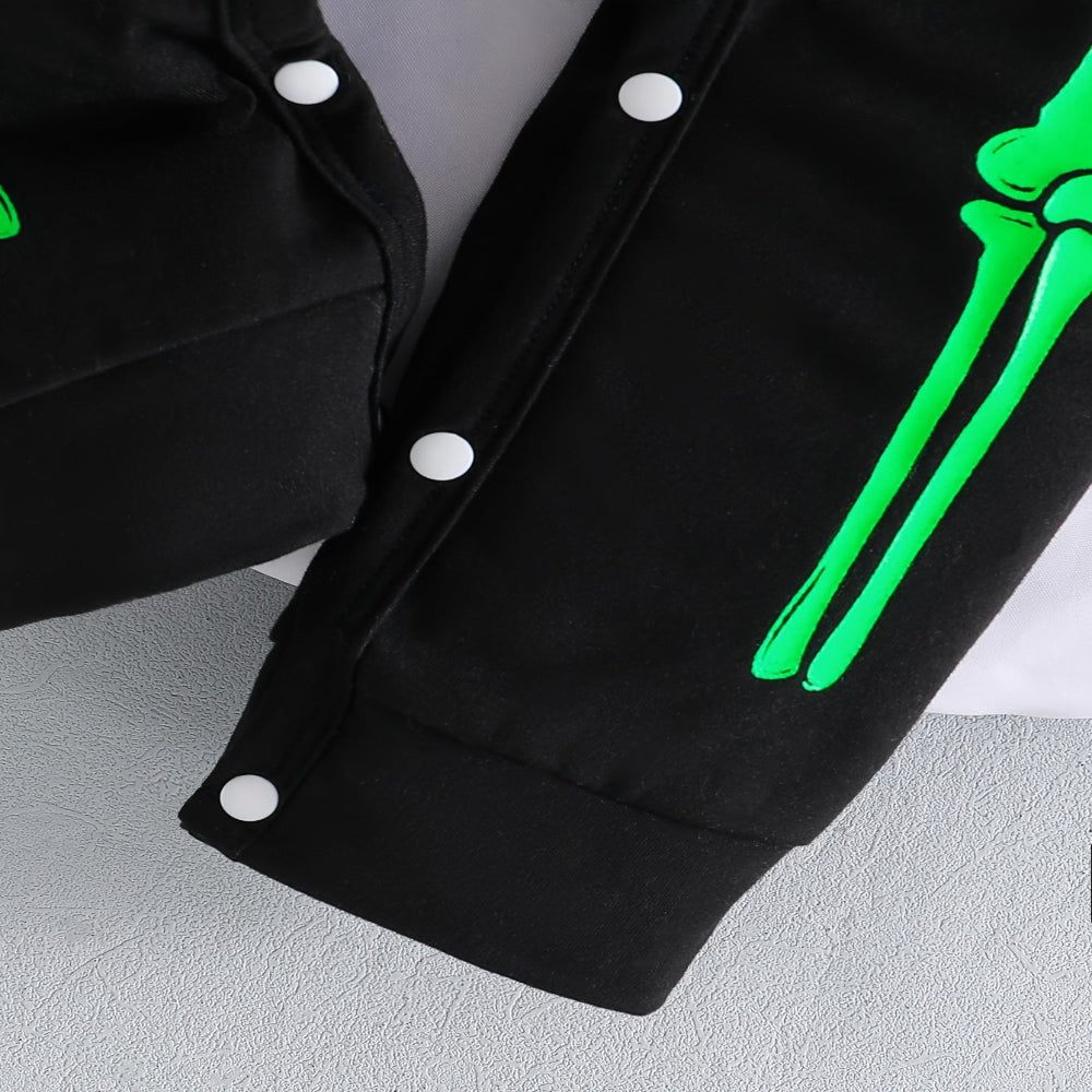 Halloween Peuter Skelet Kostuum Baby Romper Outfit