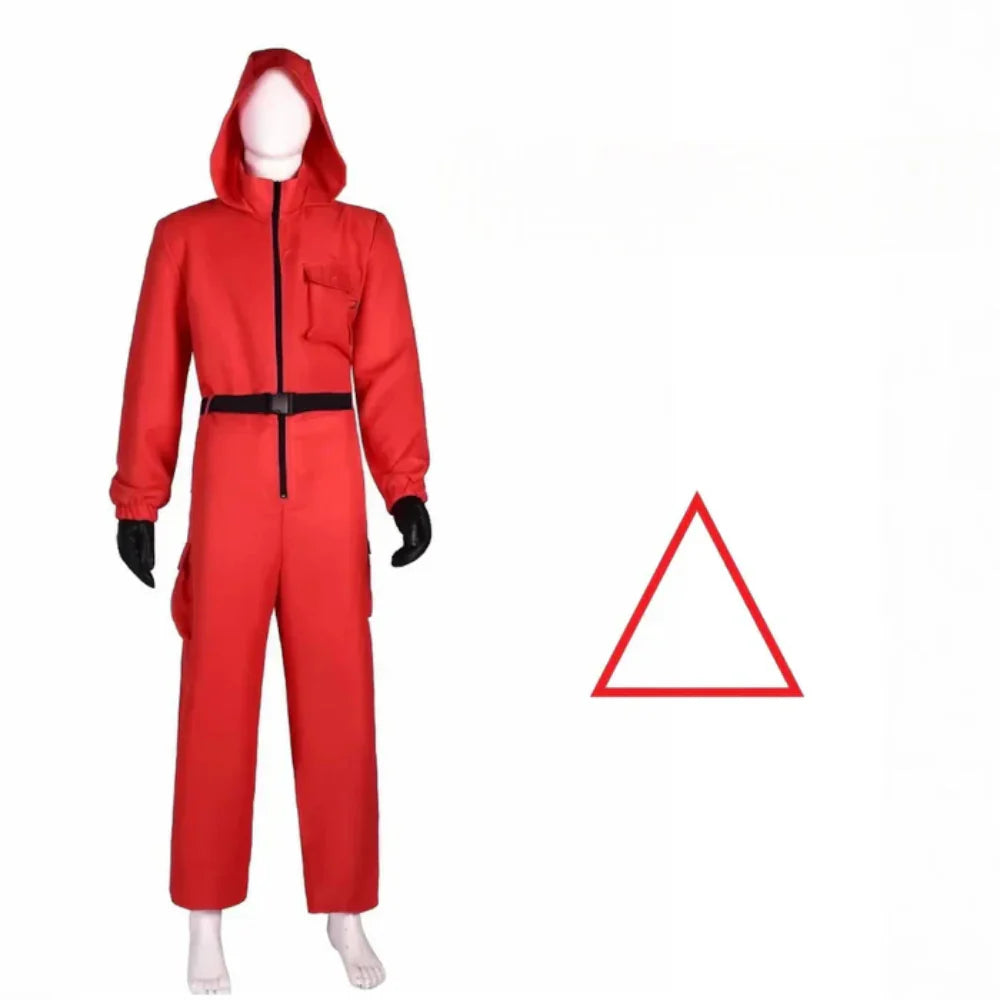 Halloween Game Guard Masker Jumpsuit Kostuum