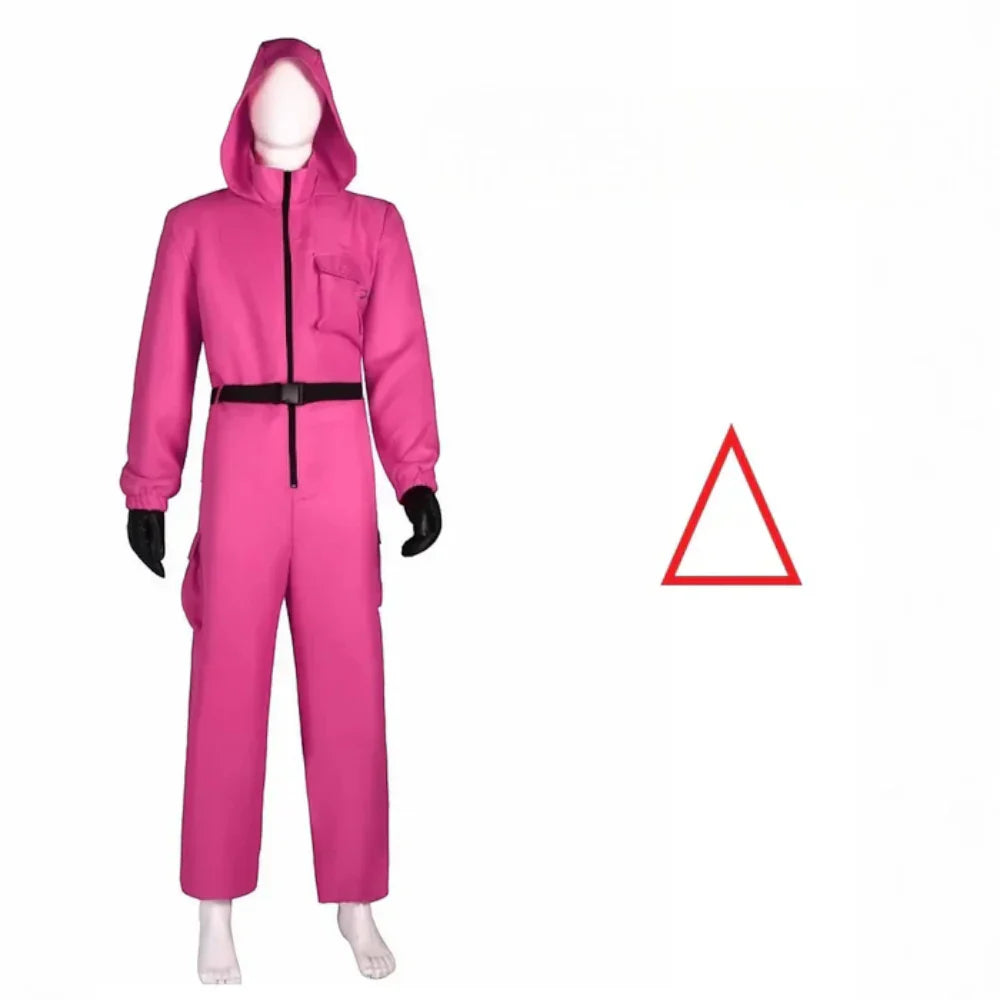 Halloween Game Guard Masker Jumpsuit Kostuum