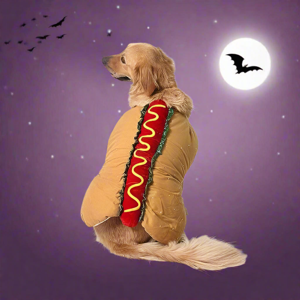 Halloween Hotdog Huisdier Kostuum