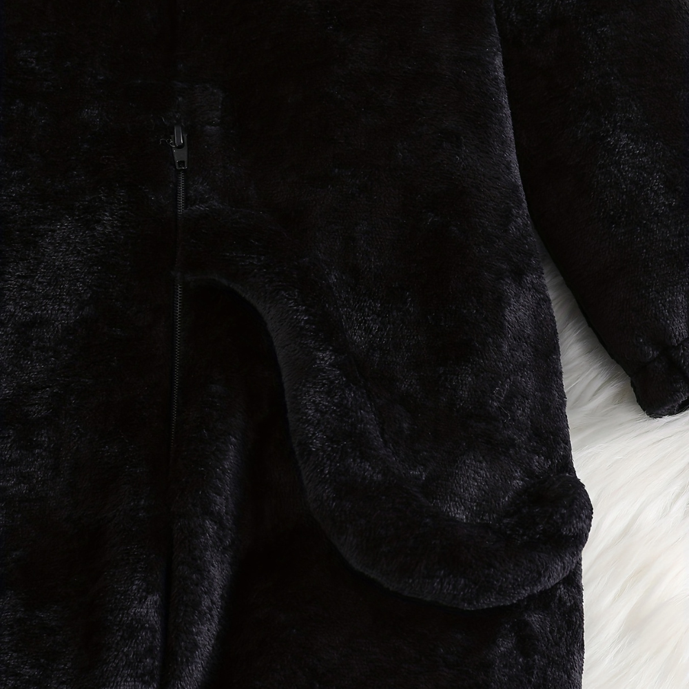 Halloween Kinderen Kat Kostuum Met Kap Romper Outfit