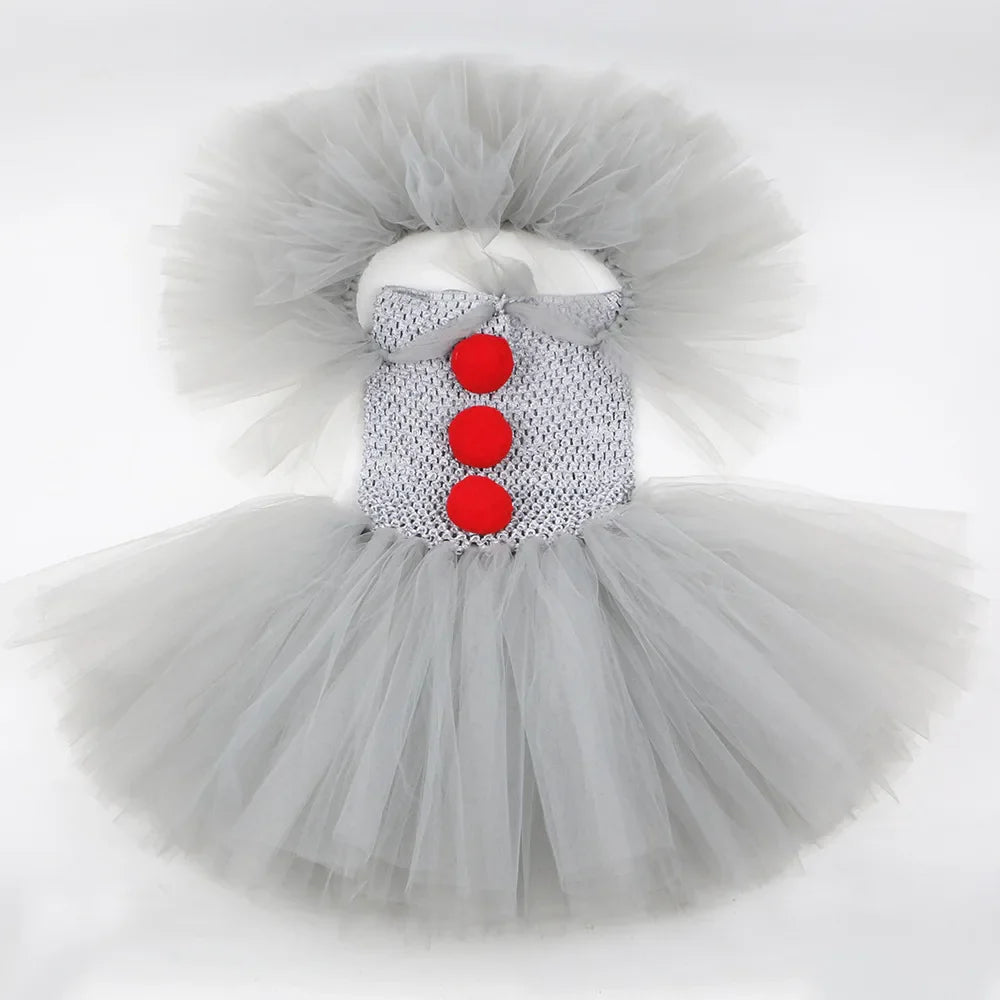 Halloween Kinderen Clown Kostuum Tutu Jurk