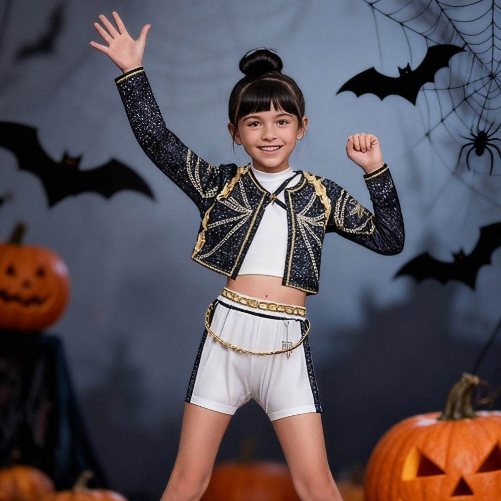 Halloween Kids Kpop Hunter Kostuum Feest Outfit