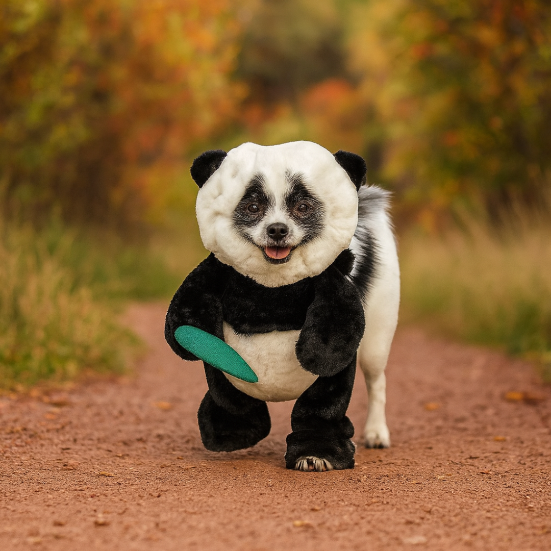 Halloween Panda Hond Kostuum Outfit