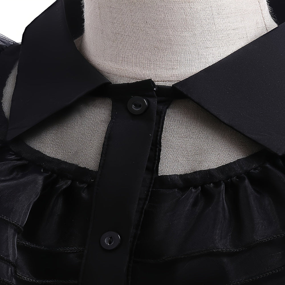 Halloween Heks Kostuum Kinderen Gothische Jurk