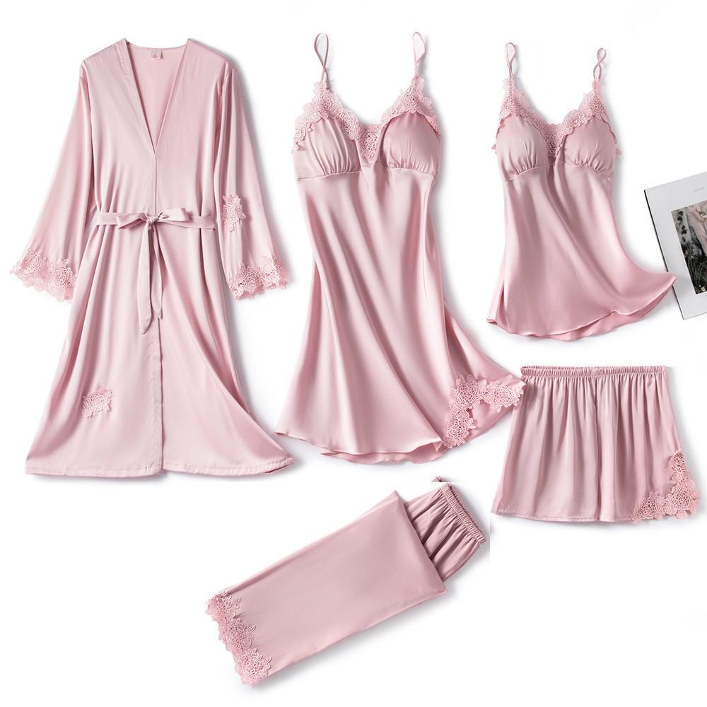 Zachte Zijden Pyjama Set