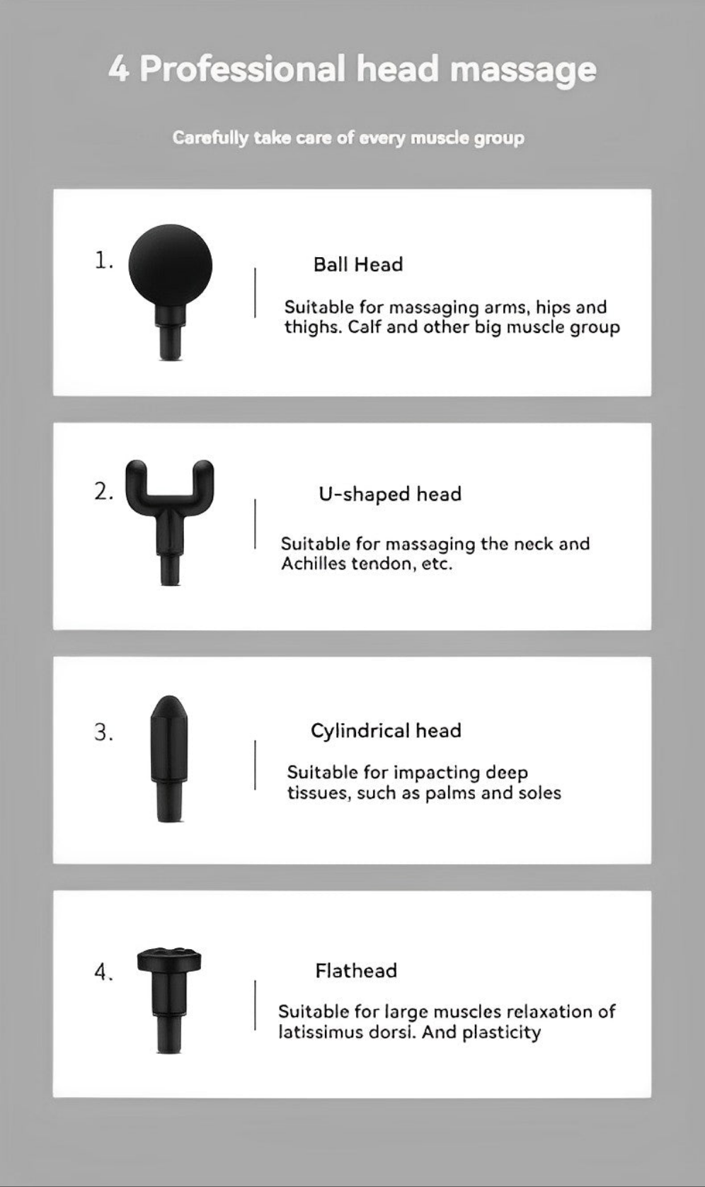 MuscleRelief Pro | Massagepistool met instelbare snelheid