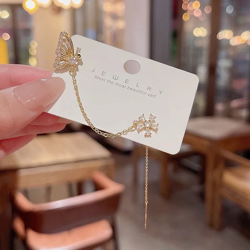 Vlinder Oorbel | Geduld, vertrouwen en besef dat alles tot bloei komt