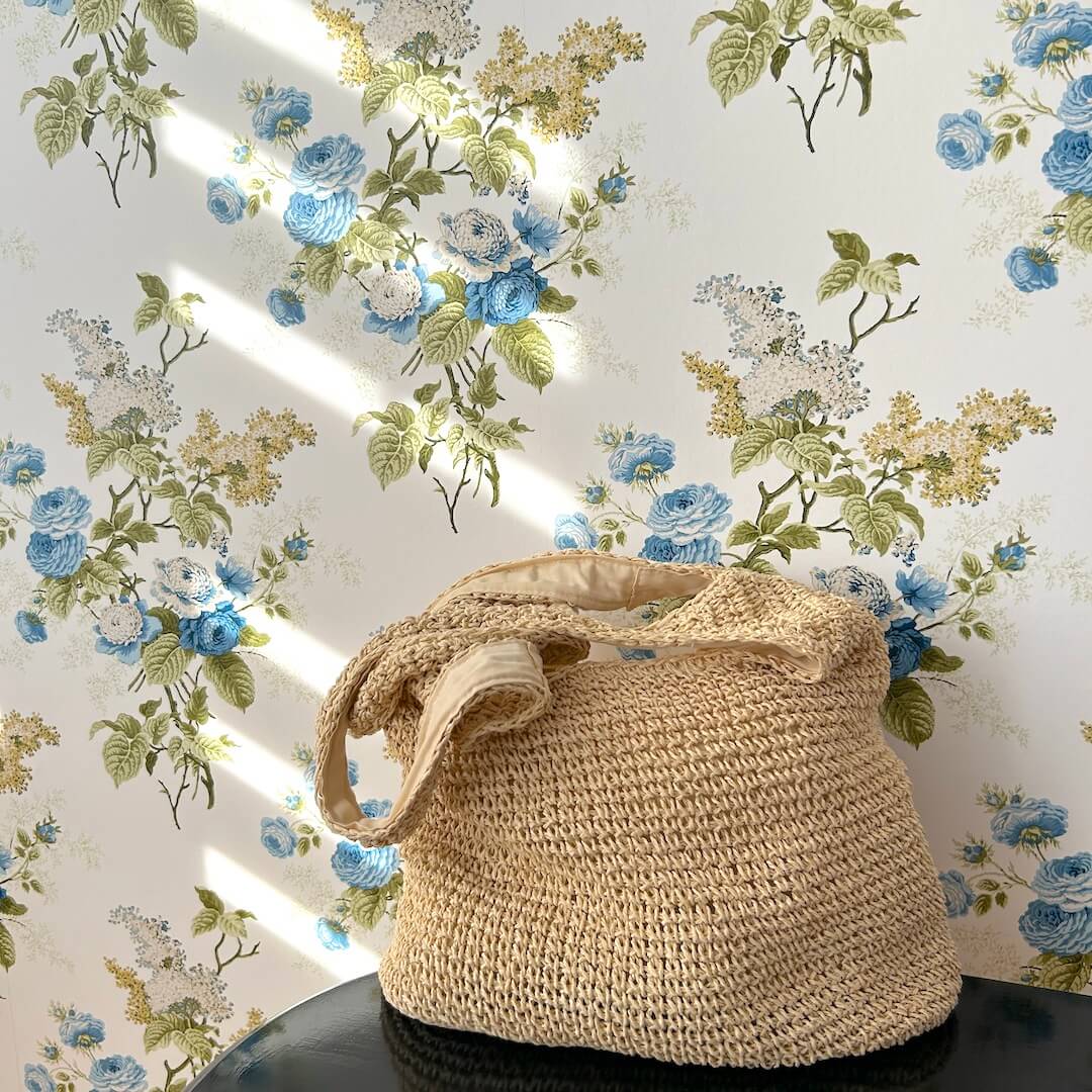 Vrouwen Stro Tote Bag Beige One Size Bohemian Strandtas