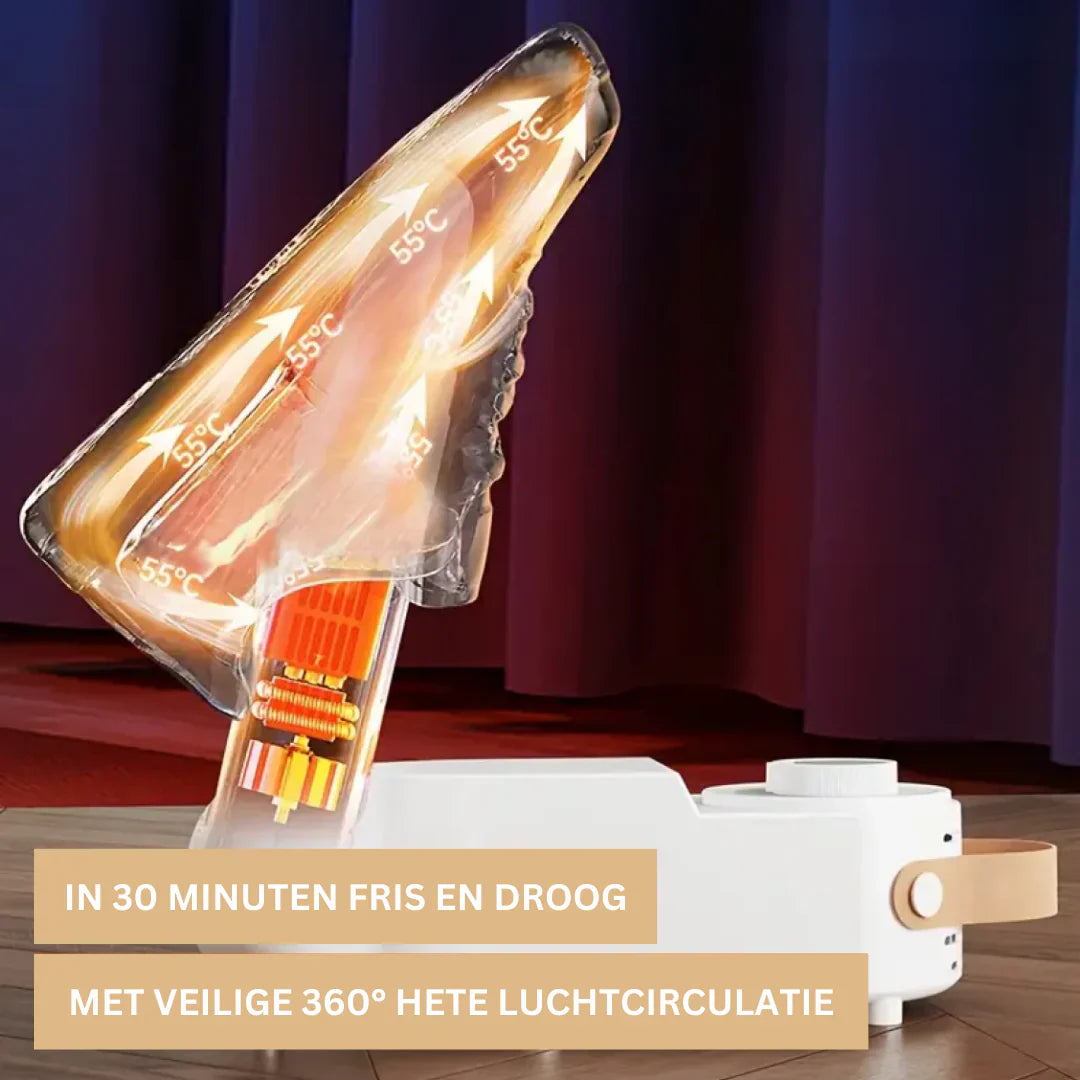 Mulit ShoeDry 2.0 - Zeg gedag tegen natte schoenen en vieze geurtjes met de nieuwe shoedry