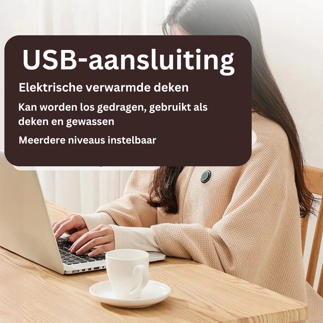 CozyHeat Draagbare Verwarmingsdeken | Overal Directe Warmte