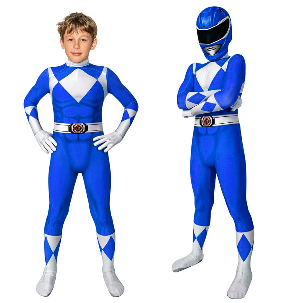Kid Ranger Halloween Kostuum Jumpsuit | Superheld Cosplay