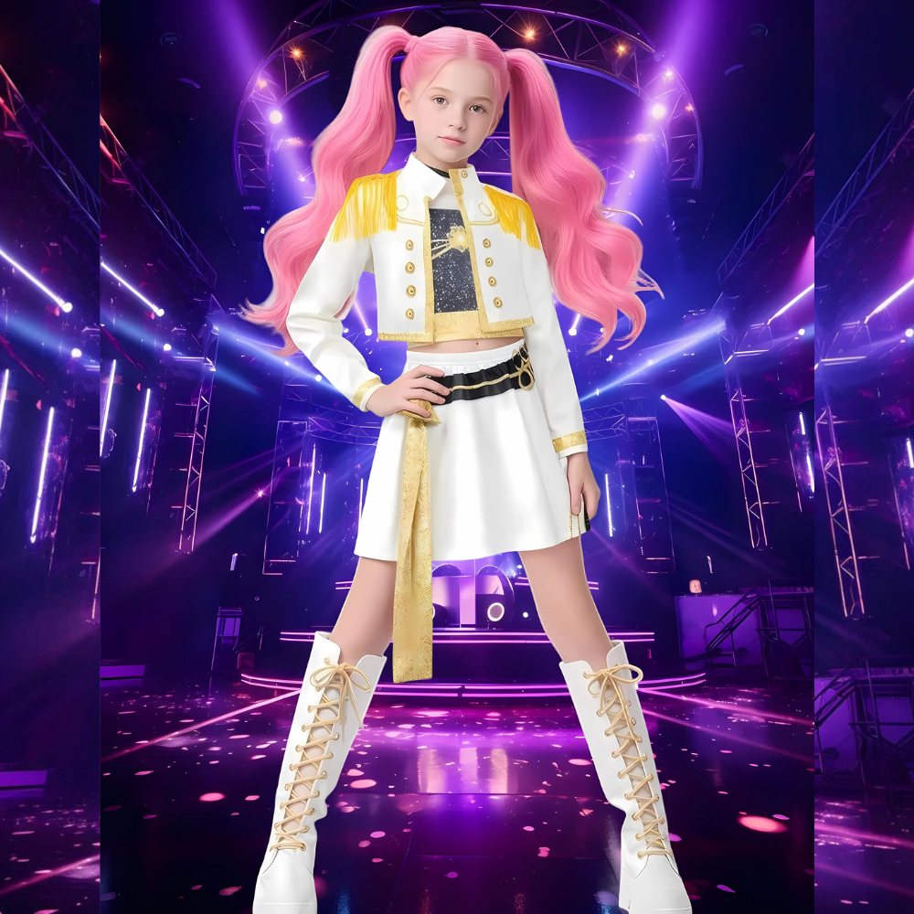 Kpop Hunter Halloween Kostuum Kinderen Outfit Set