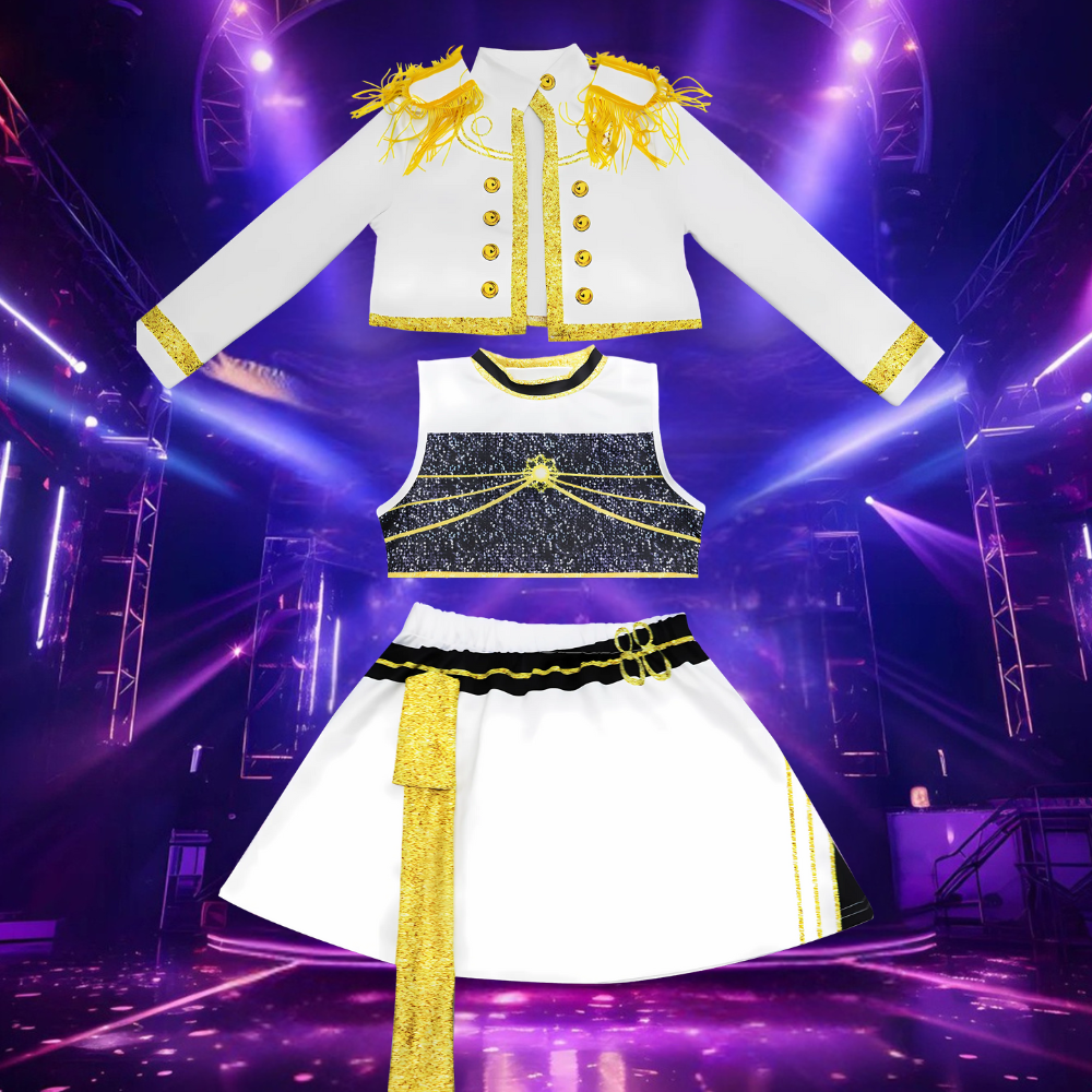 Kpop Hunter Halloween Kostuum Kinderen Outfit Set