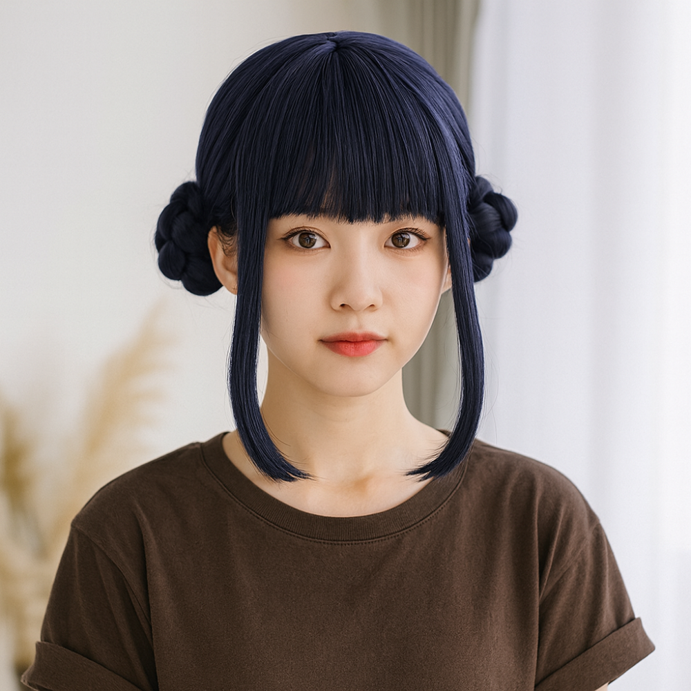 Kpop Hunter Halloween Kostuum Kinderen Pruik Set