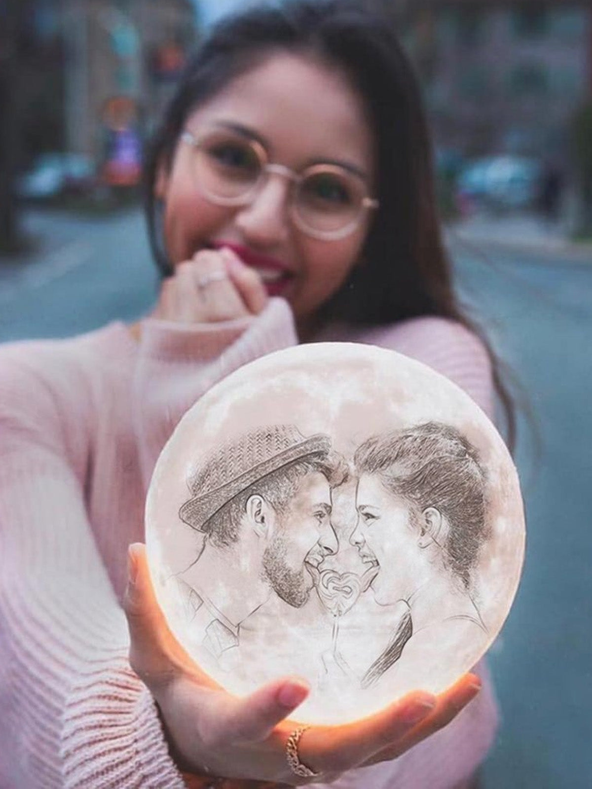 Moonlamp Pro - Gepersonaliseerde maanlamp voor een speciaal persoon