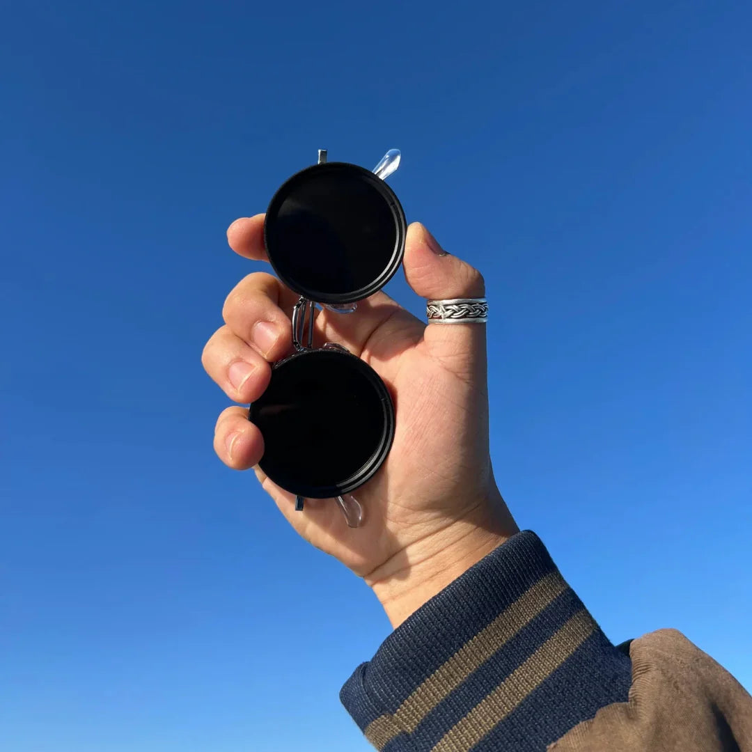 ShadowSunglasses | Zonnebrillen met Zwarte Lenzen Stijlvolle UV-bescherming Mode