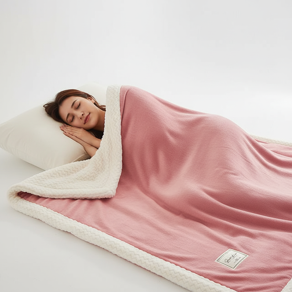 CozyLuxe Fleece-dekens – Zachte winterdeken van hoogwaardig polyester voor warmte en comfort
