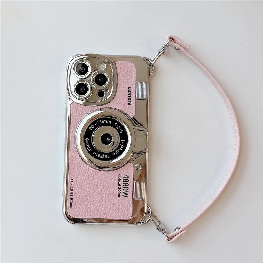 VintageCam Telefoonhoesje | Retro Stereo Camerastijl Hoesje voor iPhone